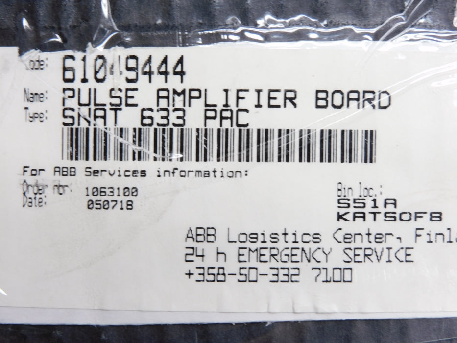 ABB SNAT633PAC 61049444 UNMP