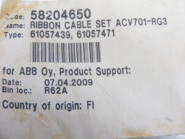 ABB ACV701-RG3 58204650 NSNP