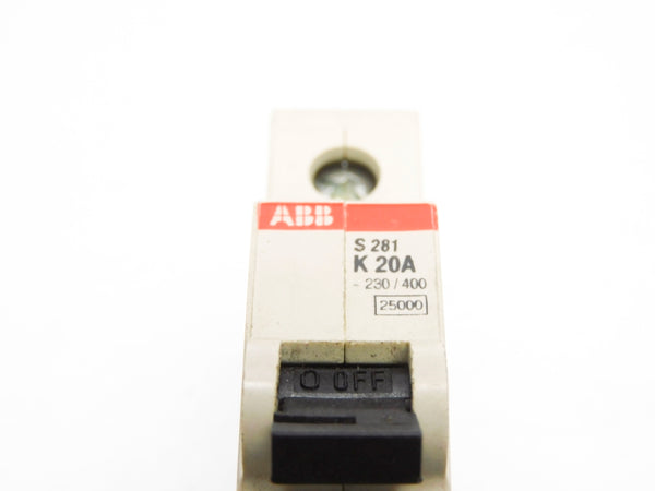 ABB S281-K20A 20A 230/400V UNMP