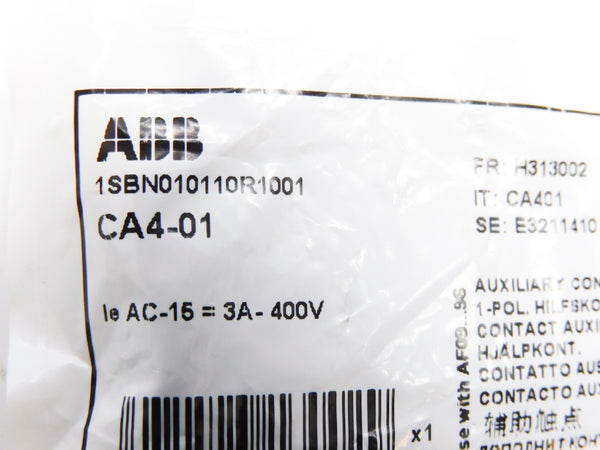 ABB 1SBN010110R1001 CA4-01 NSMP