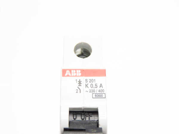 ABB 2CDS251001R0157 S201-K0.5A 0.5A 230/400V NSNP