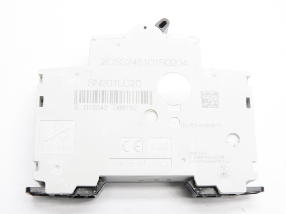 ABB 2CSS245101R0204 SN201L-C20 20A 230V NSNP