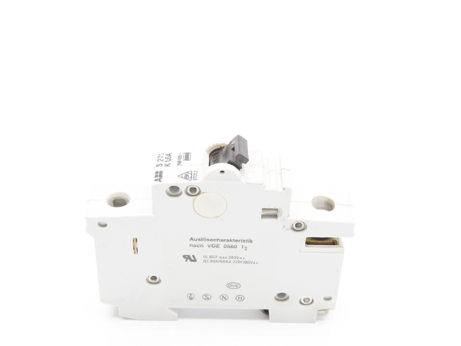 ABB S271-K1.6A 1.6A 240/415V UNMP