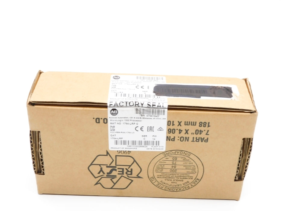 ALLEN BRADLEY 1764-LRP SER. C F/W 14 DATE: 2016 NSFS
