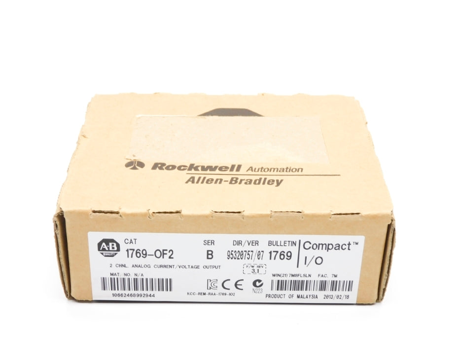 ALLEN BRADLEY 1769-OF2 SER. B F/W 3.1 DATE: 2013 NSFS