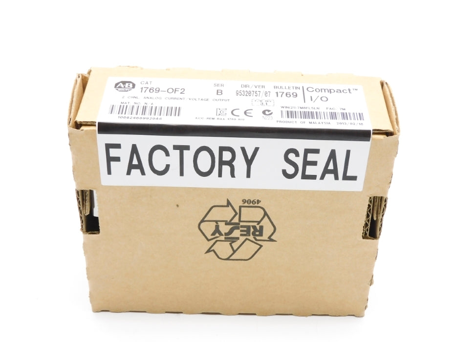 ALLEN BRADLEY 1769-OF2 SER. B F/W 3.1 DATE: 2013 NSFS