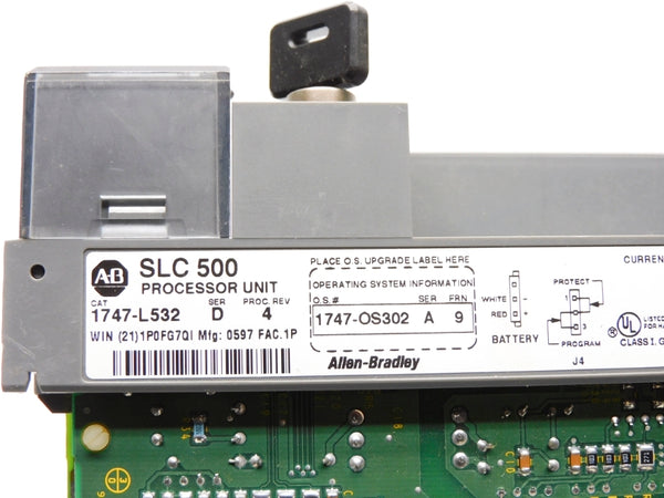 ALLEN BRADLEY 1747-L532 SER. D F/W 9 24VDC (NO DOOR) NSNP