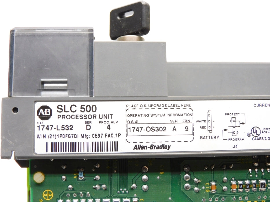 ALLEN BRADLEY 1747-L532 SER. D F/W 9 24VDC (NO DOOR) NSNP