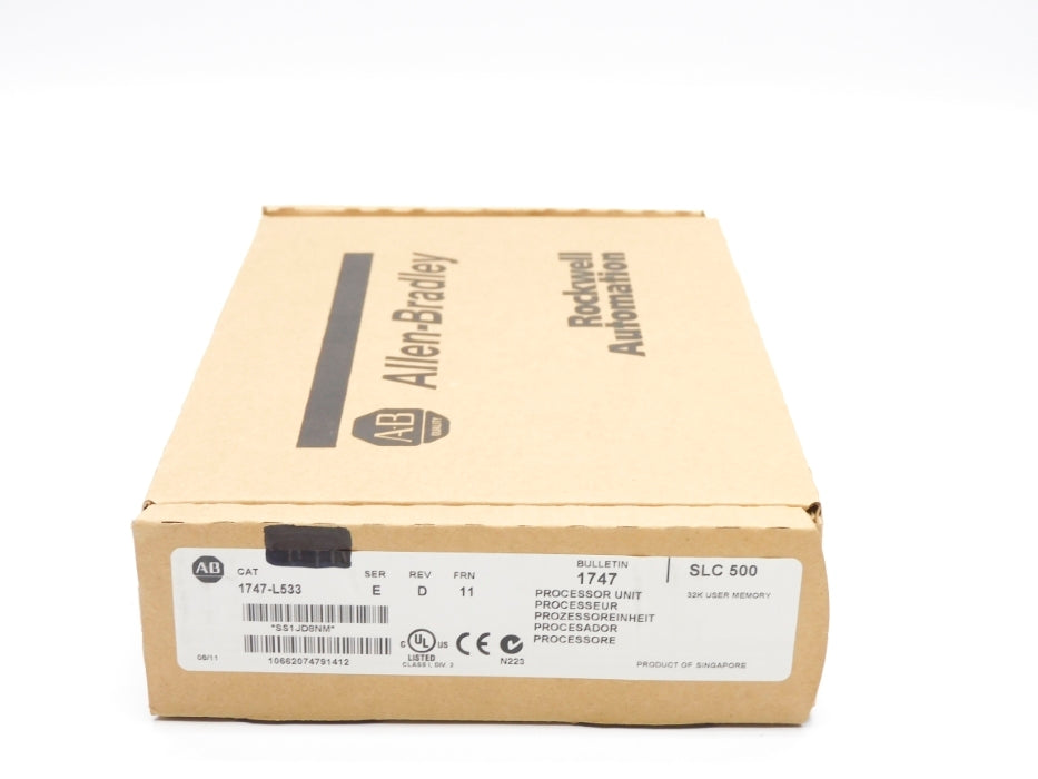ALLEN BRADLEY 1747-L533 SER. E F/W 11 DATE: 2011 NSFS