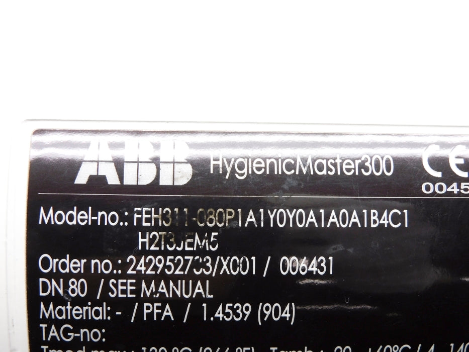 ABB FEH311-080P1A1Y0Y0A1A0A1B4C1H2T3JEM5 3" NSNP