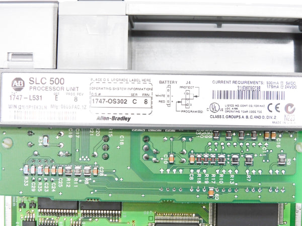 ALLEN BRADLEY 1747-L531 SER. E F/W 8 24VDC NSNP