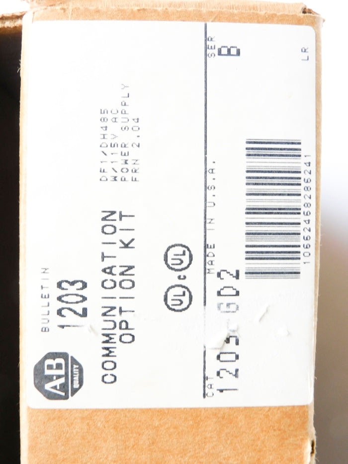 ALLEN BRADLEY 1203-GD2 SER. B F/W 2.04 NSMP