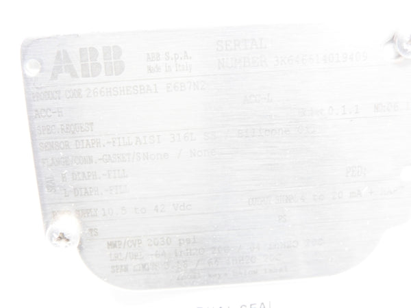 ABB 266HSHESBA1-E6B7N2 2030PSI NSMP