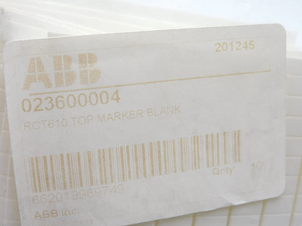 ABB 023600004 RCT610 (PKG OF 10) NSMP