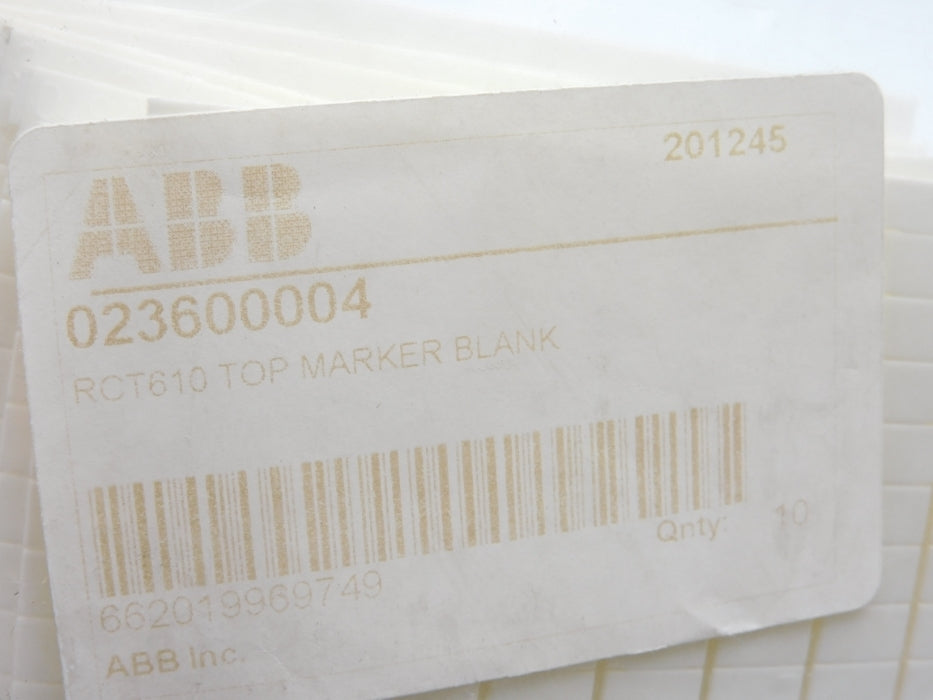 ABB 023600004 RCT610 (PKG OF 10) NSMP