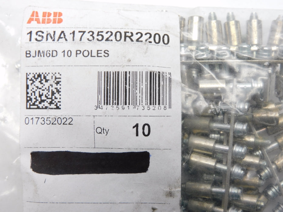 ABB 1SNA173520R2200 BJM6D (PKG OF 10) NSMP