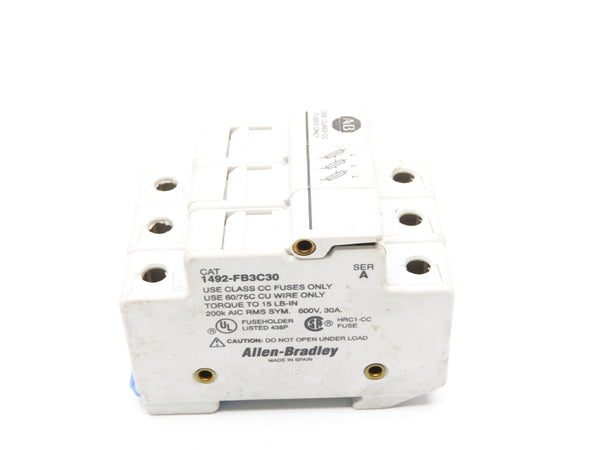 ALLEN BRADLEY 1492-FB3C30 SER. A 600V 30A UNMP