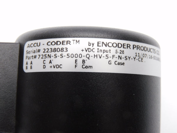 ACCU-CODER 725N-S-S-5000-Q-HV-5-F-N-SY-Y-CE NSMP