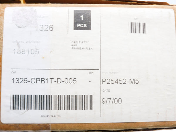 ALLEN BRADLEY 1326-CPB1T-D-005 SER. B NSMP