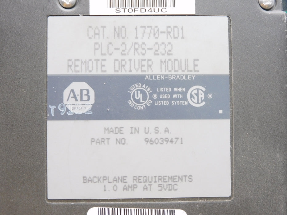 ALLEN BRADLEY 1770-RD1 NSNP