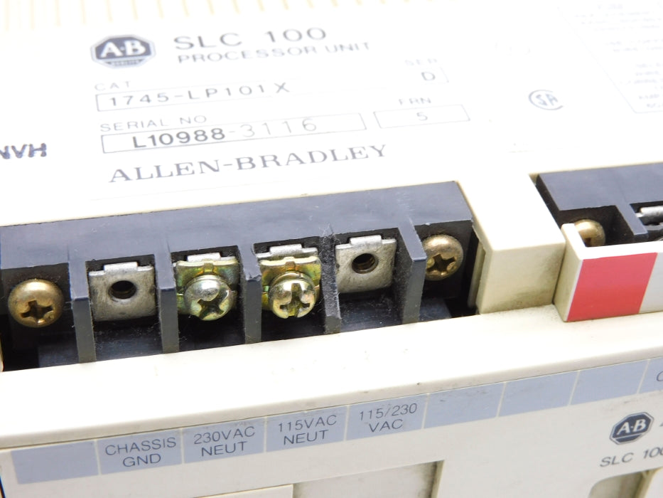 ALLEN BRADLEY 1745-LP101X SER. D F/W 5 UNMP