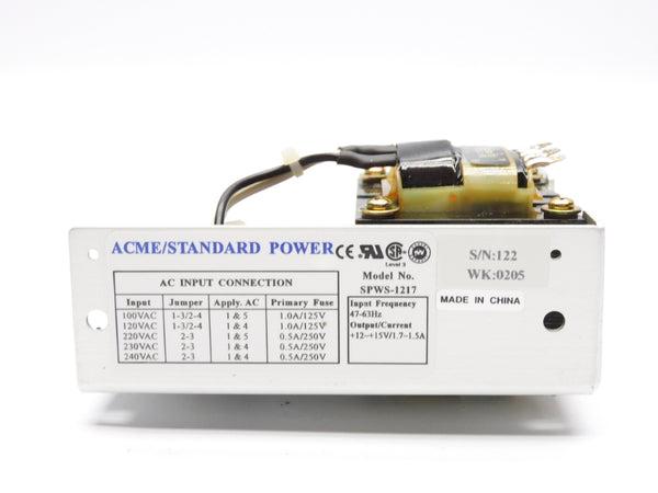ACME/STANDARD POWER SPWS-1217 NSMP