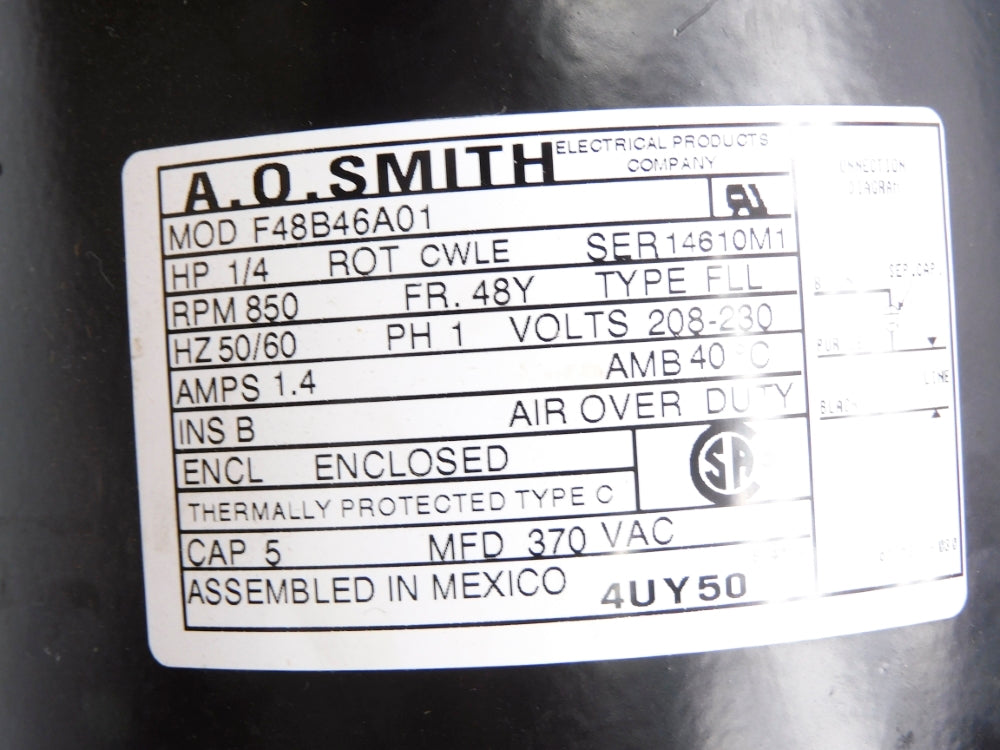 A.O. SMITH F48B46A01 4UY50 NSMP