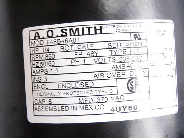 A.O. SMITH F48B46A01 4UY50 NSMP
