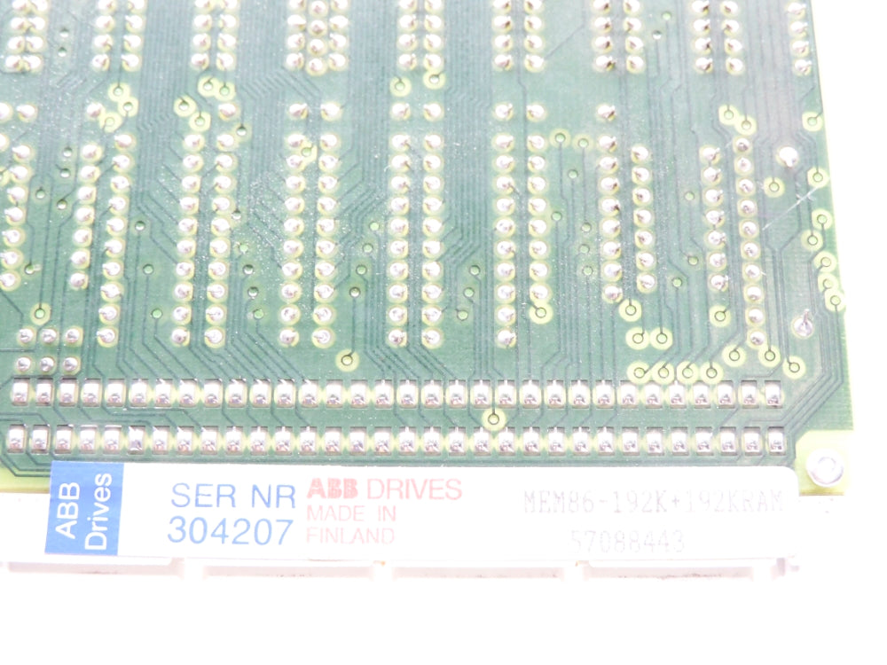 ABB MEM86-192K+192KRAM 57088443 UNMP