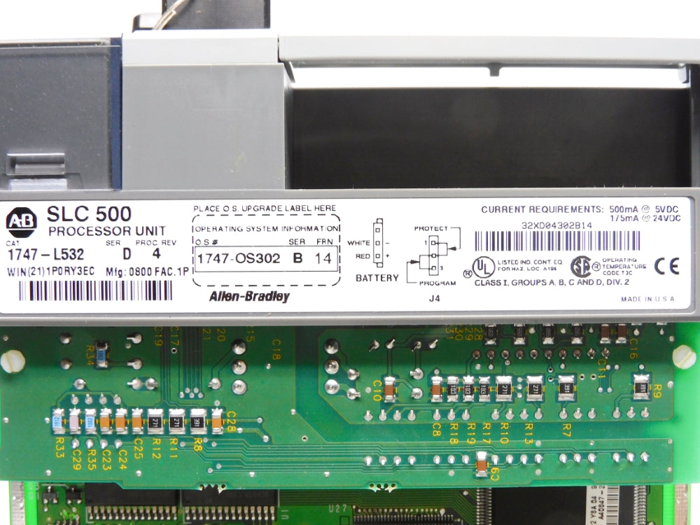 ALLEN BRADLEY 1747-L532 SER. D F/W 14 NSNP