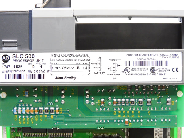 ALLEN BRADLEY 1747-L532 SER. D F/W 14 NSNP