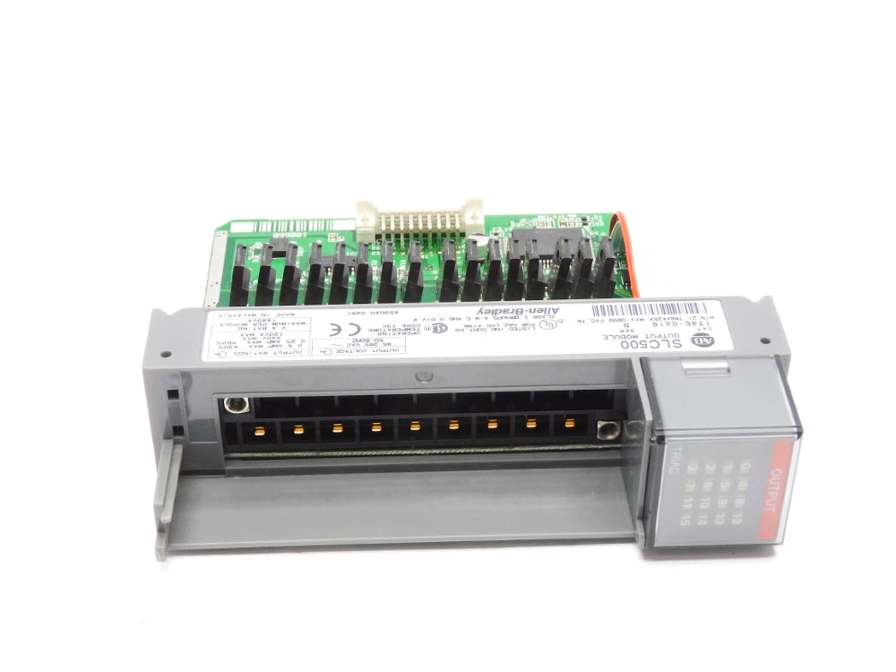 ALLEN BRADLEY 1746-OA16 SER. D (NO DOOR/TERMINAL) NSMP