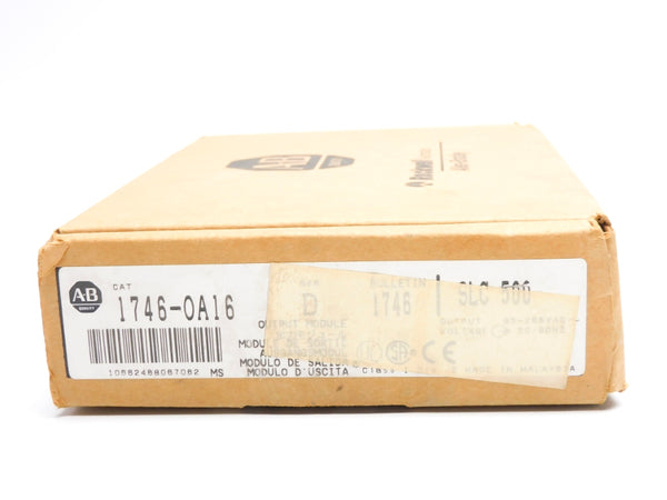 ALLEN BRADLEY 1746-OA16 SER. D (NO DOOR/TERMINAL) NSMP