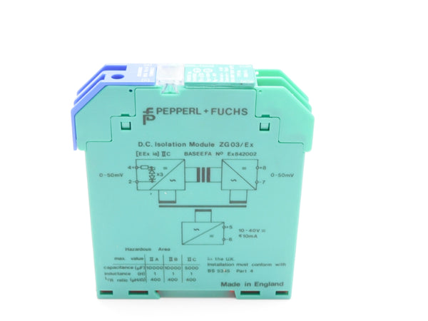 PEPPERL+FUCHS ZG03/EX 842002 NSNP