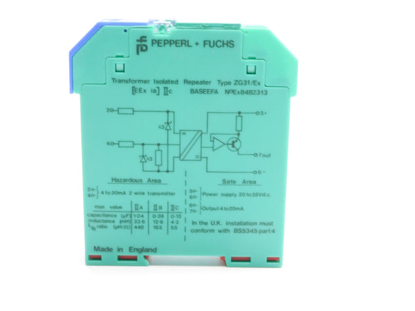 PEPPERL+FUCHS ZG31/EX 8482313 NSNP