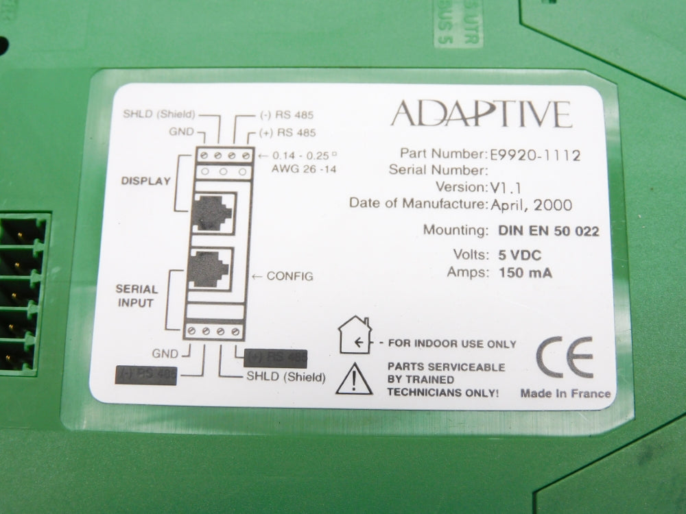 ADAPTIVE E9920-1112 UNMP