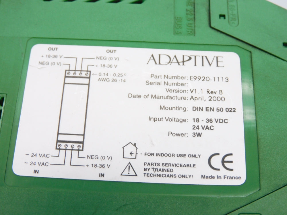 ADAPTIVE E9920-1113 UNMP