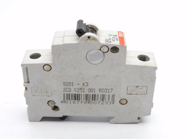 ABB 2CDS251001R0317 S201-K3 3A 230/400V UNMP