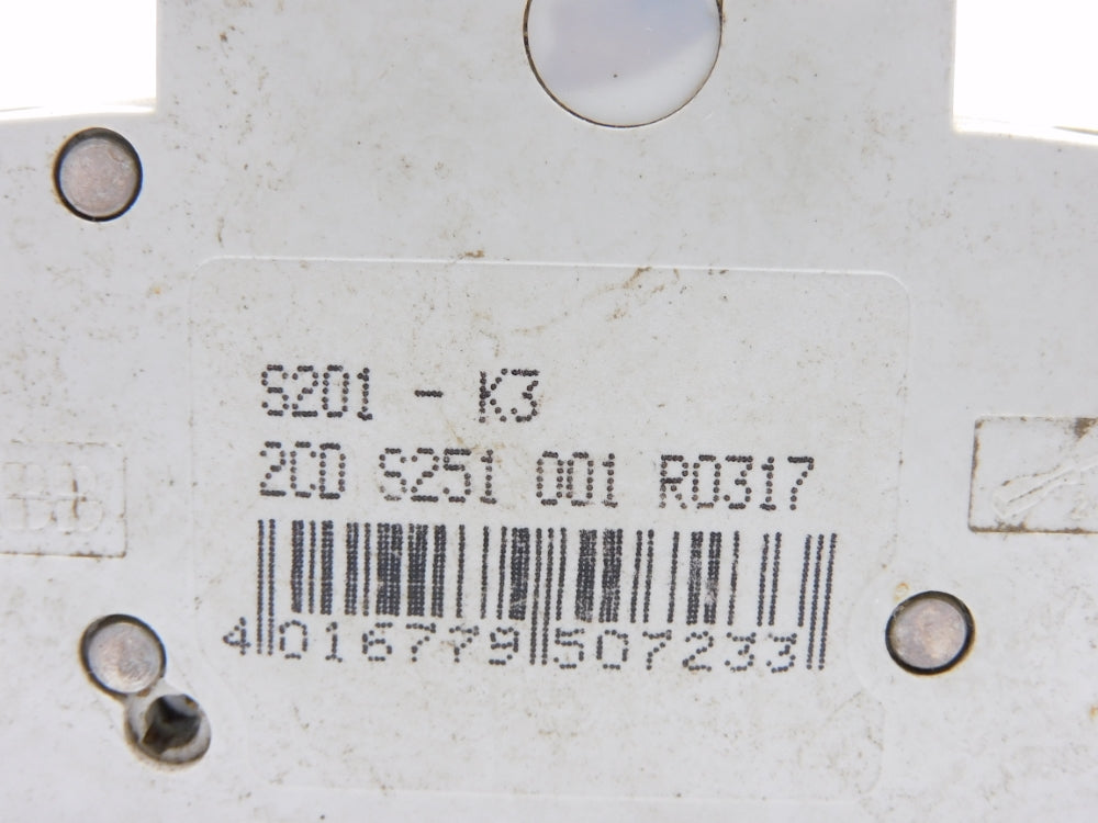 ABB 2CDS251001R0317 S201-K3 3A 230/400V UNMP