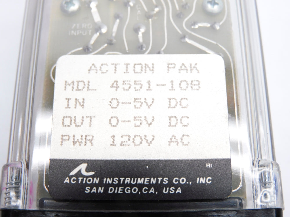 ACTION INSTRUMENTS 4551-108 120VAC NSNP