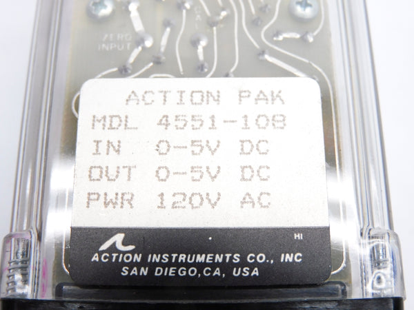 ACTION INSTRUMENTS 4551-108 120VAC NSNP