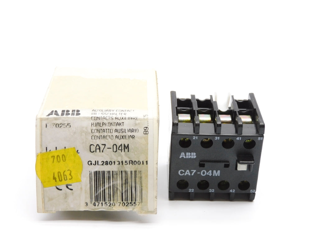 ABB GJL2801315R0011 CA7-04M 690V 10A NSMP