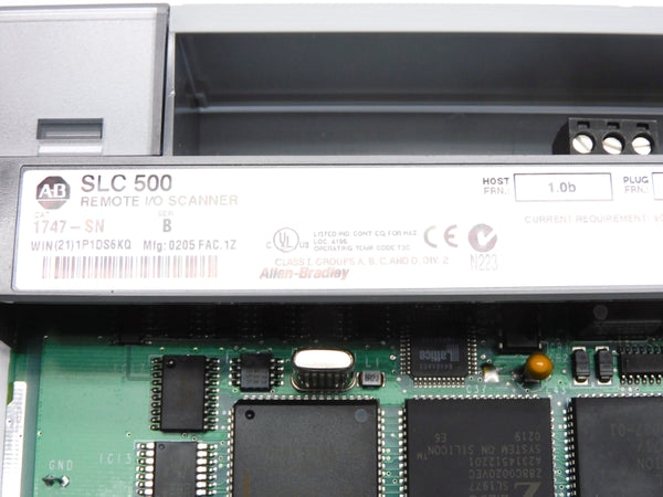 ALLEN BRADLEY 1747-SN SER. B F/W 1.0B 5VDC NSMP