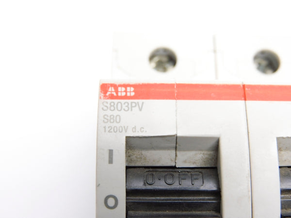 ABB S803PV-S80 80A 1200VDC (AS PICTURED) UNMP