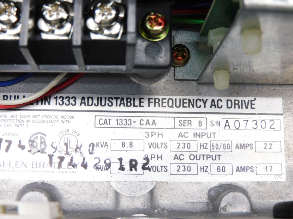 ALLEN BRADLEY 1333-CAA SER. B NUPI