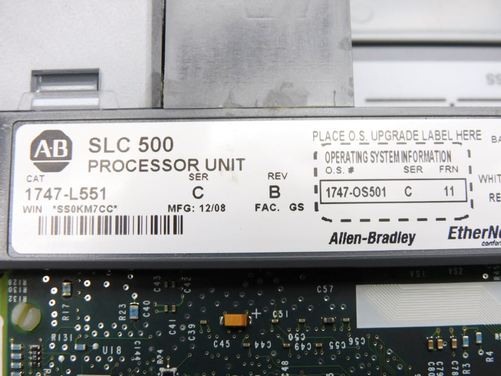 ALLEN BRADLEY 1747-L551 SER. C F/W 11 24VDC NSMP