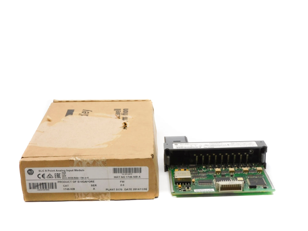 ALLEN BRADLEY 1746-NI8 SER. A F/W 2.0 (NO DOOR) NSMP