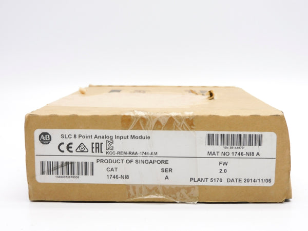 ALLEN BRADLEY 1746-NI8 SER. A F/W 2.0 (NO DOOR) NSMP