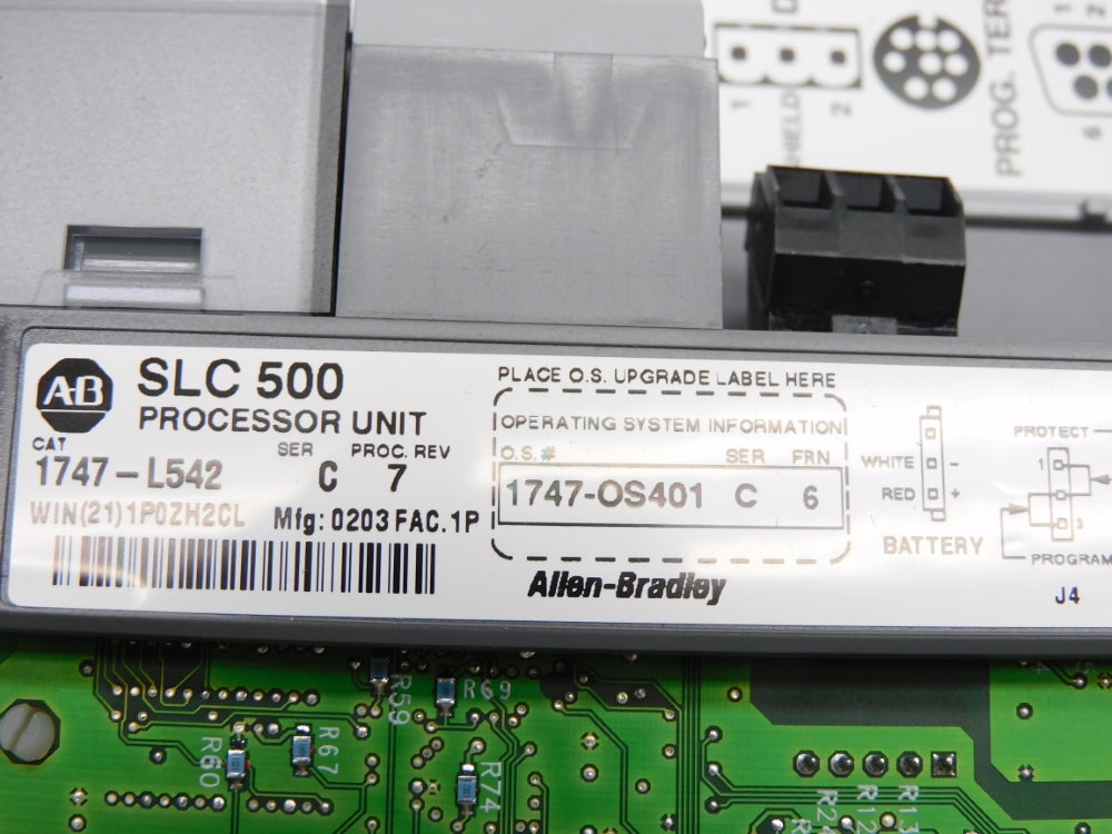 ALLEN BRADLEY 1747-L542 SER. C F/W 6 NSMP