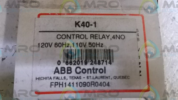 ABB K40-1 CONNTACTOR  NSMP